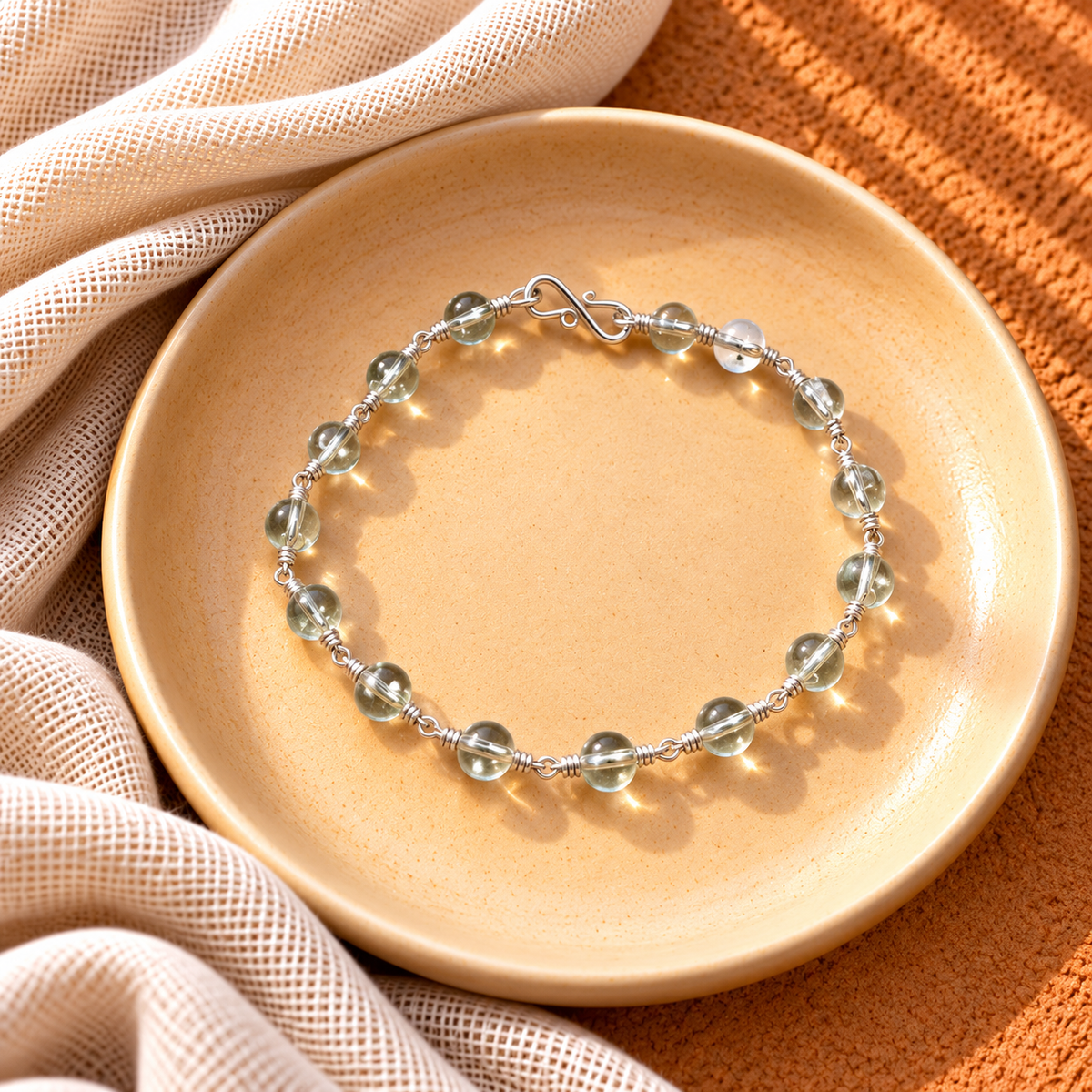 Spatika Silver (925) Bracelet